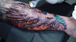 Реалистичная татуировка дракона | Realistic Chinese Dragon Tattoo | @SuvorovTattoo