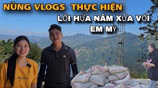 Nùng Vlog Đến Thăm Nhà Mới Của Em Mỷ, Anh Huy Thực Hiện Lời Hứa Năm Xưa Với Em Mỷ...?