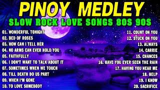 Slow Rock Love Song Nonstop  SLOW ROCK MEDLEY  Rock Ballads 70S 80S 90S  Nonstop Pinoy Medley