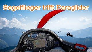 Glider meets paraglider