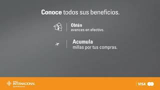 Obtén tu Tarjeta de Crédito Banco Internacional