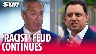 Nigel Farage doubles down on 'racist' attack of Scottish Labour leader as he is grilled by the press