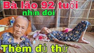 Bà lão 92 tuổi  không tiền thèm đủ thứ khiến Nghĩa Phước chạnh lòng
