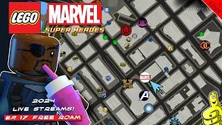 LEGO Marvel Super Heroes: 2024 LIVE STREAMS Ep. 17 FREE ROAM (on Xbox Series X) - HTG