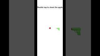 Double tap to shoot the apple #shorts