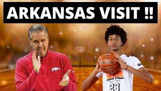 NATE AMENT WILL SHOCK COLLEGE BASKETBALL AND COMMIT TO ARKANSAS? | Nate Ament Arkansas Visit