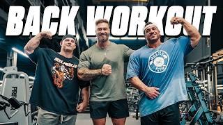 Mic’d workout w/Chris Bumstead | Full Back Day | Olympia Talk