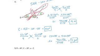 Solving Triangles - Exam III (Chapter 4) Practice Test