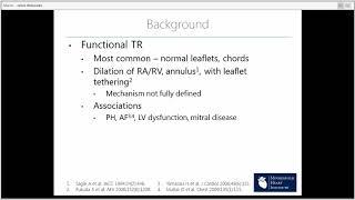 Jonathan Schwartz - The not-so-forgotten Valve: Latest Advances in Tricuspid Valve Interventions