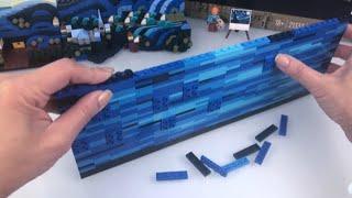 Lego Vincent van Gogh - The Starry Night #21333 Speed Build Part One - CrayonLand Bricks