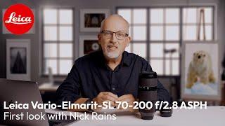 The new Leica Vario-Elmarit-SL 70-200 lens