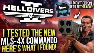 Helldivers 2 - I Tested the New MLS-4x Commando Stratagem, Here's what I Found!