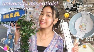 UNIVERSITY ESSENTIALS // uk uni shopping haul, ikea, amazon, uni prep (what you might need) 