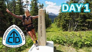 Day 1 of hiking from Canada to Mexico | Continental Divide Thru Hike | CDT Day 1