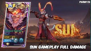 MLBB - SUN GAMEPLAY SOLO RANK FULL DAMAGE - SUN VS. ALPA | MOBILE LEGEND BANG BANG