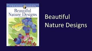 Beautiful Nature Designs by Ruth Soffer (Creative Haven) Coloring Book Flip Through