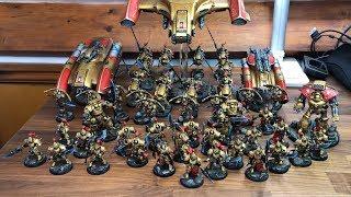 Adeptus Custodes ARMY SHOWCASE! I LOVE GOLD!