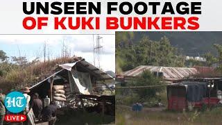 Manipur LIVE: Inside Visuals Of Kuki Bunkers In Kangpokpi | Meitei | Manipur News | India News