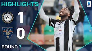 UDINESE-LECCE 1-0 | HIGHLIGHTS | Brilliant free-kick secures points for Udinese | Serie A 2024/25