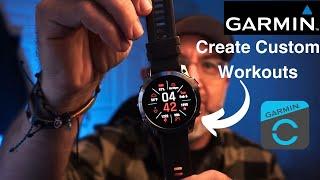 Garmin Watch: How To Create A Custom Workout #garmin #workout #fitness