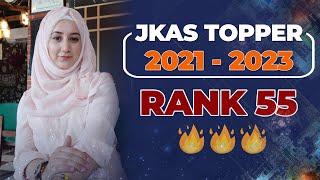 JKAS TOPPER 2021 : BAZILA JAVAID | RANK 55 - MOCK INTERVIEW 