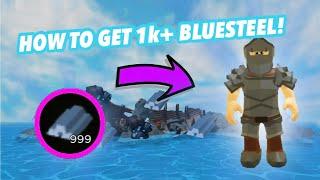 How to Get 1k+ Bluesteel FAST (The Survival Game Roblox)