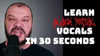 Learn Black Metal Vocals In 30 Seconds