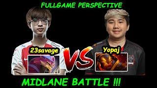 23savage vs Yopaj : MIDLANE MATCH UP [FULLGAME PERSPECTIVE]