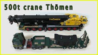 WSI 1/50 LIEBHERR LTM1500-8.1 THOMEN 크레인모형 중장비모형 건설기계모형 500t crane model  01-1340 모형수집 장난감크레인