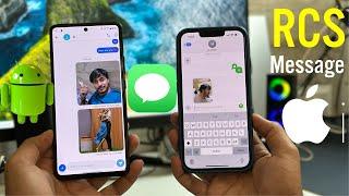 RCS Messaging android to iPhone | How to enable RCS on iPhone | RCS Messaging not showing on iPhone