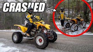 Teaching Girlfriend how to Ride a Quad! *RAPTOR IS BACK*