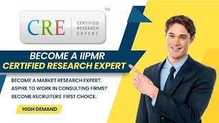 Become a Certified Research Expert in 3 Months | CRE Certification from IIPMR | High Demand