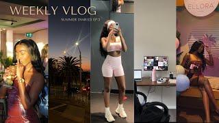 WEEKLY VLOG|SUMMER DIARIES EP3| BRAND EVENT & I WENT TO THE GYM? OPENING MY RESULTS!!! ft Marchpower