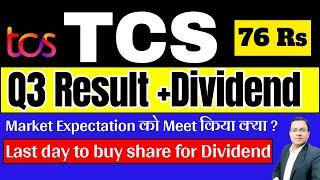 TCS share latest news I TCS q3 result 2025  I TCS dividend I Tata Consultancy Services Share news,