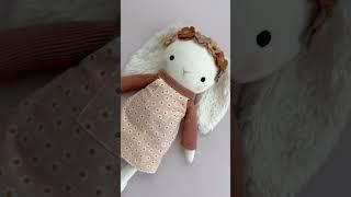 Making a bunny with my sewing patterns #sewing #clothdoll #diy #handmadedoll #sewingpatterns