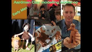 Aardman's Early Man clay modelling Workshop with kids