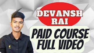 Devansh Rai paid course || EMA strategy for Banknifty,Nifty Intraday trading || #tradingstrategy