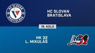 19. kolo: HC Slovan Bratislava – HK 32 Liptovský Mikuláš 3:1 (HIGHLIGHTY)