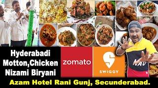 Azam Hotel's Biryani | Hyderabad Aur Secanderabad Ki Famous Chicken, Motton Biryani | Ali Khan Chotu