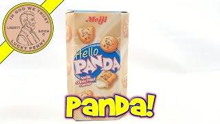 Meiji Hello Panda Vanilla Flavored Cookie - Japanese Candy & Snack Food Tasting