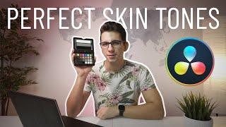 Perfect Colors, Skin Tones & Exposure using a Color Checker - DaVinci Resolve Tutorial