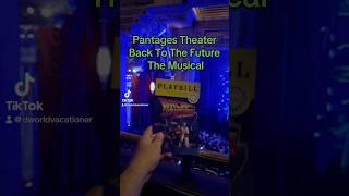 #pantages #backtothefuturethemusical #bttf #pantagestheater