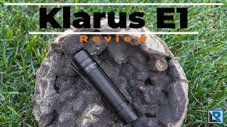 Klarus E1 Review (1000 Lumens, 18650 Super deep carry EDC)