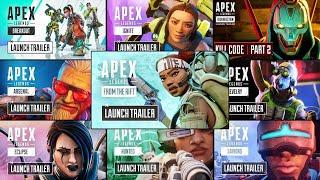 Apex Legends All Cinematic Launch Trailers Season 1-23 | HD