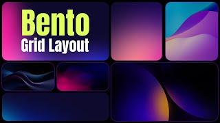 Bento Grid Figma Tutorial - Responsive Design 2024