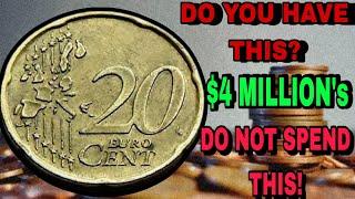 TOP 7 COMMON GOLD 20 EURO CENTS COINS WORTH A LOT OF MONEY THAT COULD BE IN YOUR POCKET CHANGE!