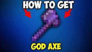 How to get GOD AXE in minecraft | GOD AXE