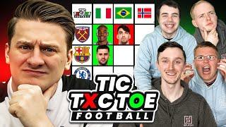 FOOTBALL TIC TAC TOE Vs @theflatchat