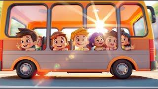 Wheels on the bus go round and round, kids rhymes @CoComelon @LittleBabyBum @LooLooKids