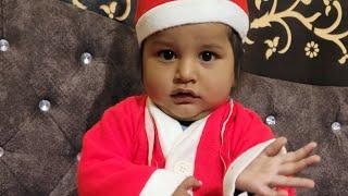 My Baby Kian as Santa | Merry Christmas | Cute baby video | Christmas with Kian #shortvideo  #shorts